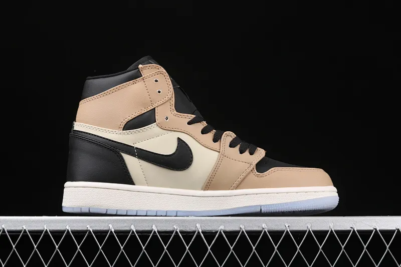 All categories Air Jordan Jordan series basketball shoes Air Jordan 1 High Air Jordan 1 High AJ1 Joe 1 Black Khaki Pearl Milk Tea Chameleon AH7389-003